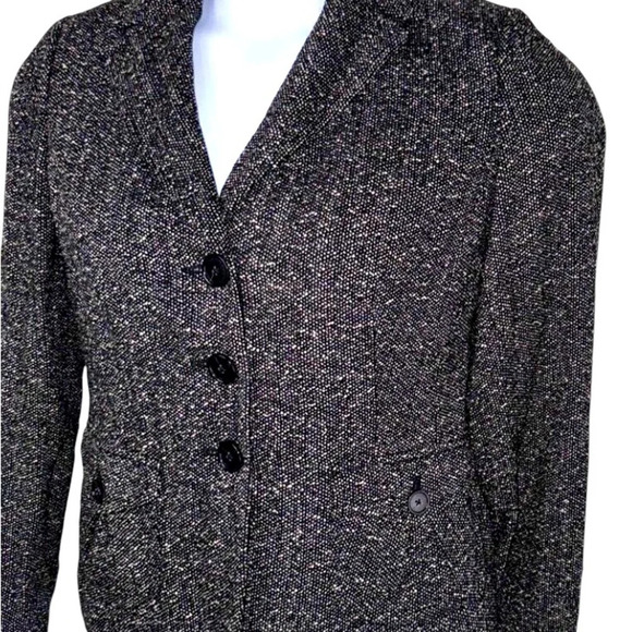 Ann Taylor Women’s Blazer Tweed Knit Jacket Sz 6 - Picture 3 of 8
